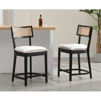Alyssya Solid Wood Counter Stool