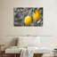 Ensemble de 3 citrons pop sur toile-1242645085