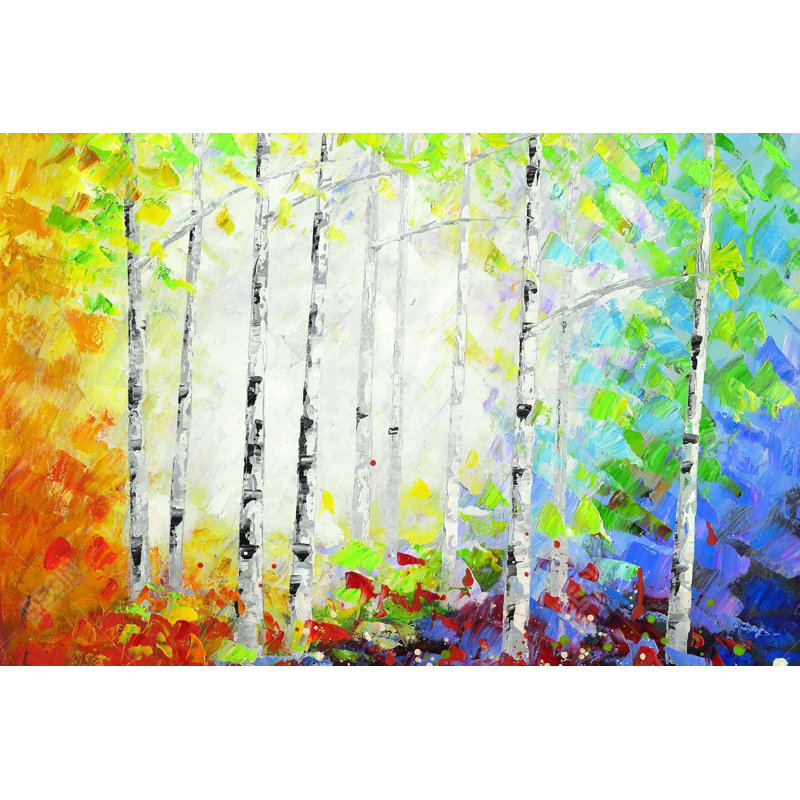 «Colorful Forest» sur toile