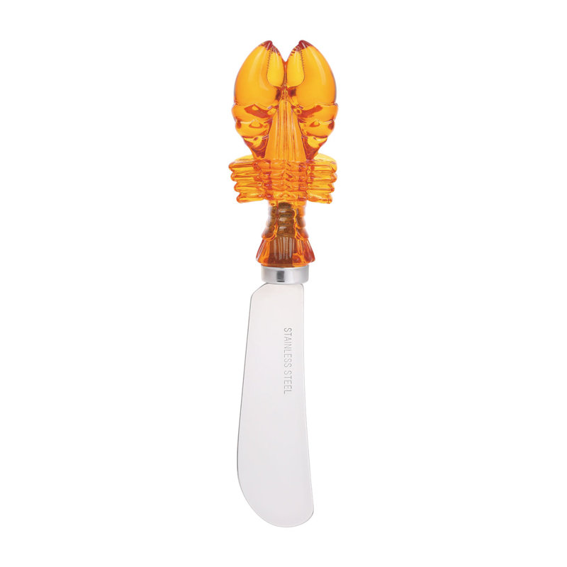 Lobster Transparent Polyresin Cheese Spreader, S4