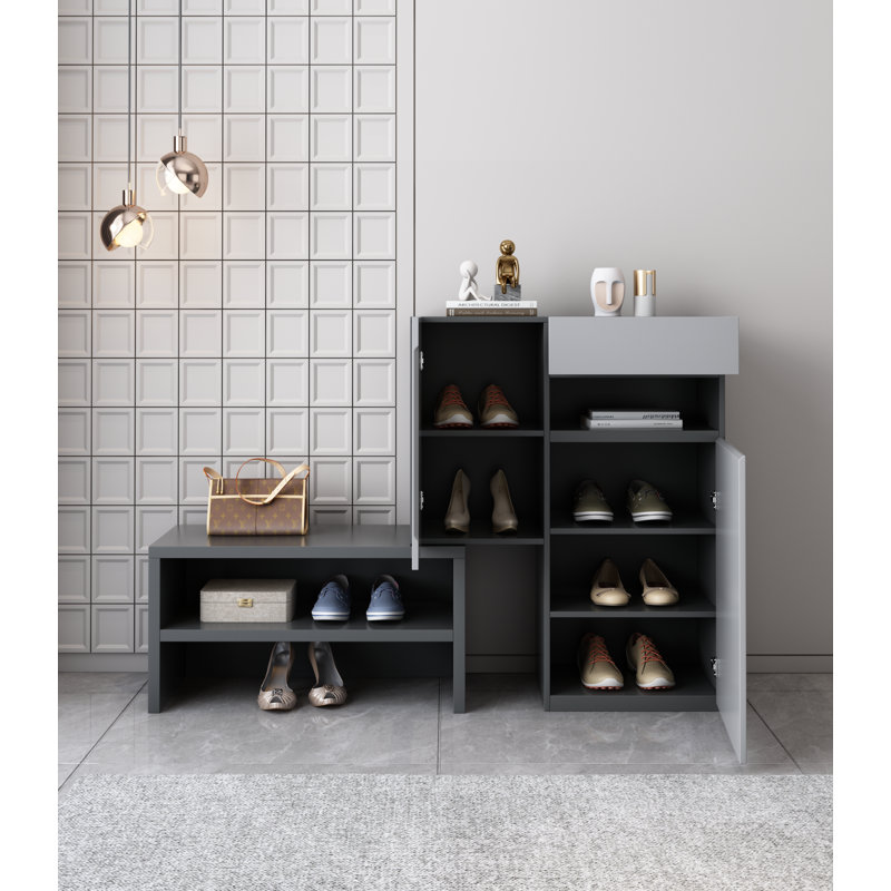 Range-chaussures en L