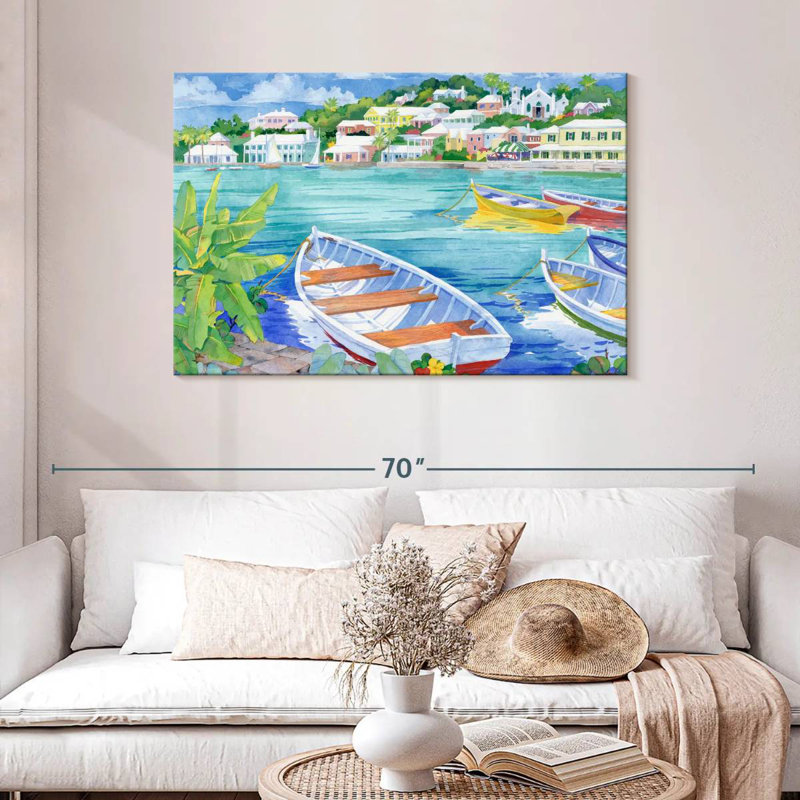 Mehar St. George Harbor, 30" H x 45" W