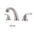 Widespread 2-handle Bathroom Faucet with Drain Assembly-51285953