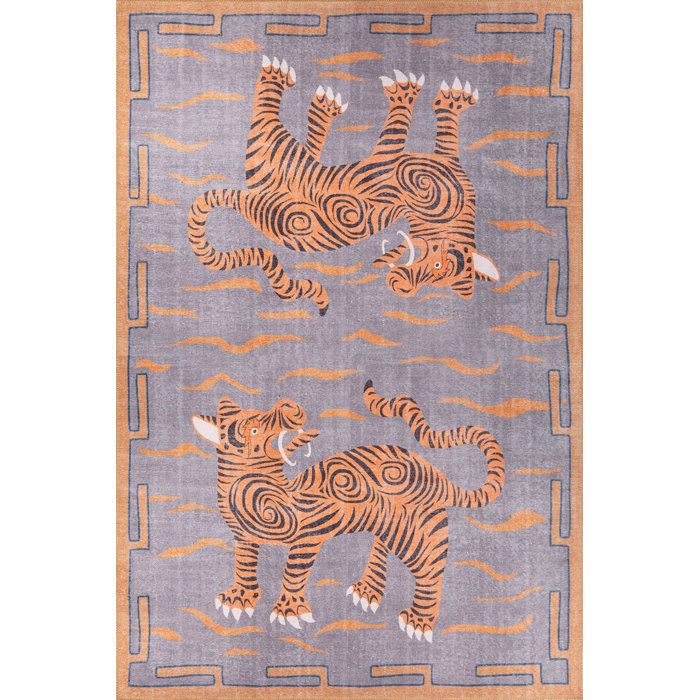 Bungalow Rose Animal Print Rug | Wayfair