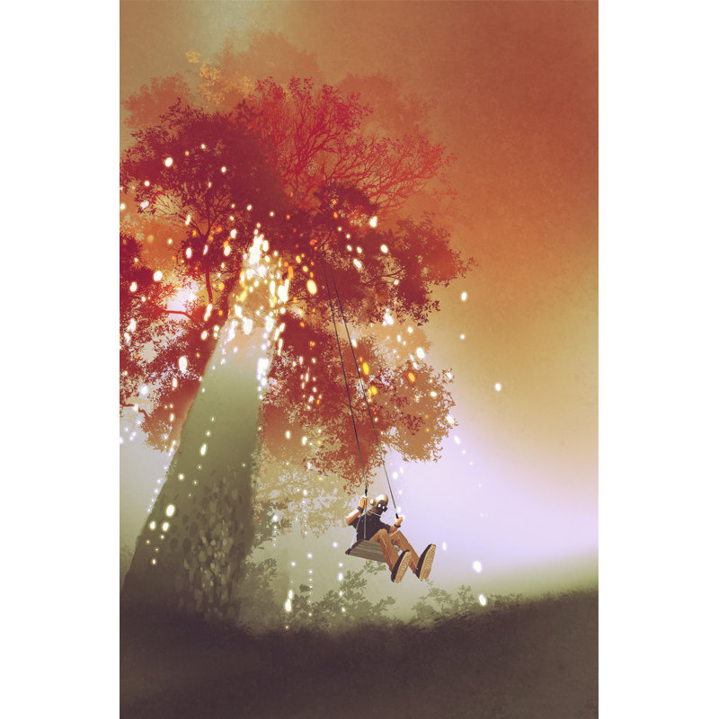 Autumn Tree - Wrapped Canvas Print, 76cm H x 51cm W x 3.8cm D