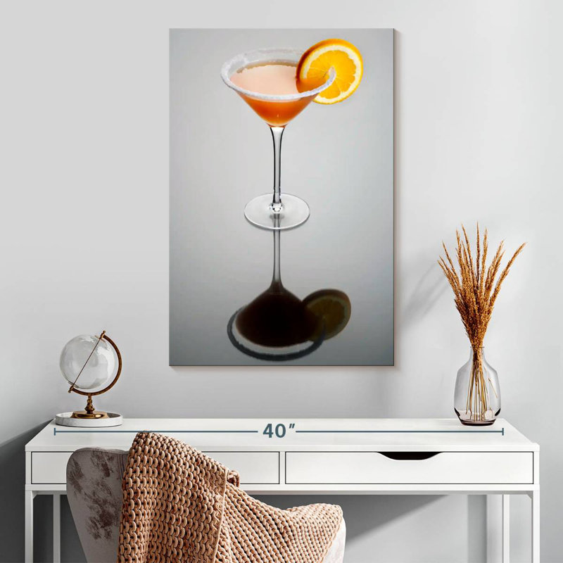 Yarlin Sidecar Cocktail, 30" H x 20" W