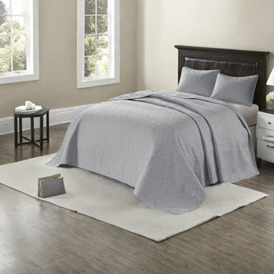 Charming Cotton Bedding Sets, Modern Grey Reversible Design, Cozy Home Retreat