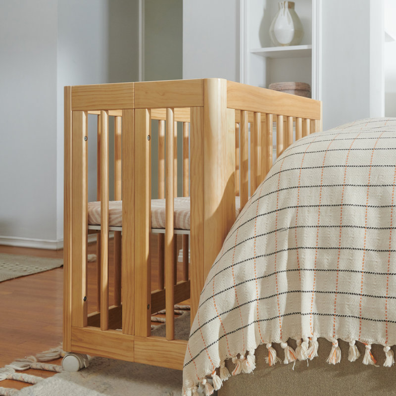 Oat Stripe All-Stages Bassinet Sheet In GOTS Certified Organic Muslin Cotton