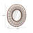 Babs Metal Round Wall Mirror