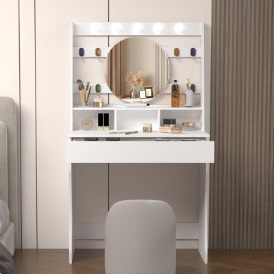 Tamme Dressing Table with Mirror