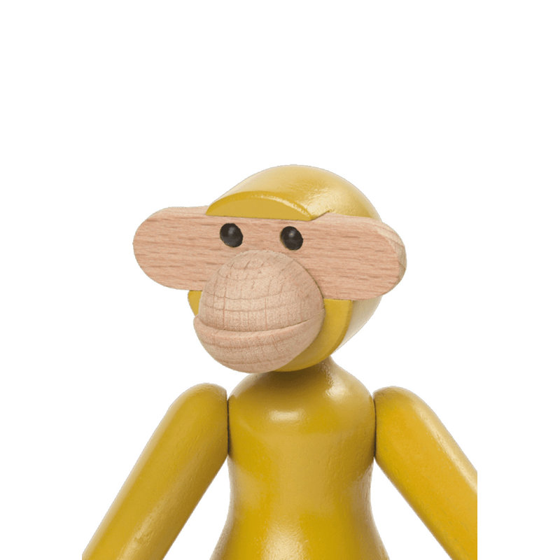 Monkey Animals Decorative Object, Yellow