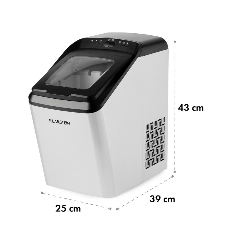 Klarstein Snow Cone Machine, Silver