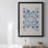 Toile encadrée monochrome de qualité supérieure Terra Mesa Tile I - prête à être accrochée