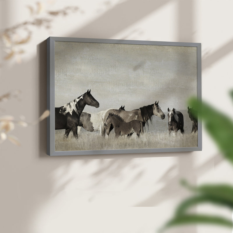 Ranging Free -Framed Print - Restickable, H 16 po x l 20 po, Gris