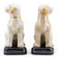 Porcelain Dog Figurines Pair