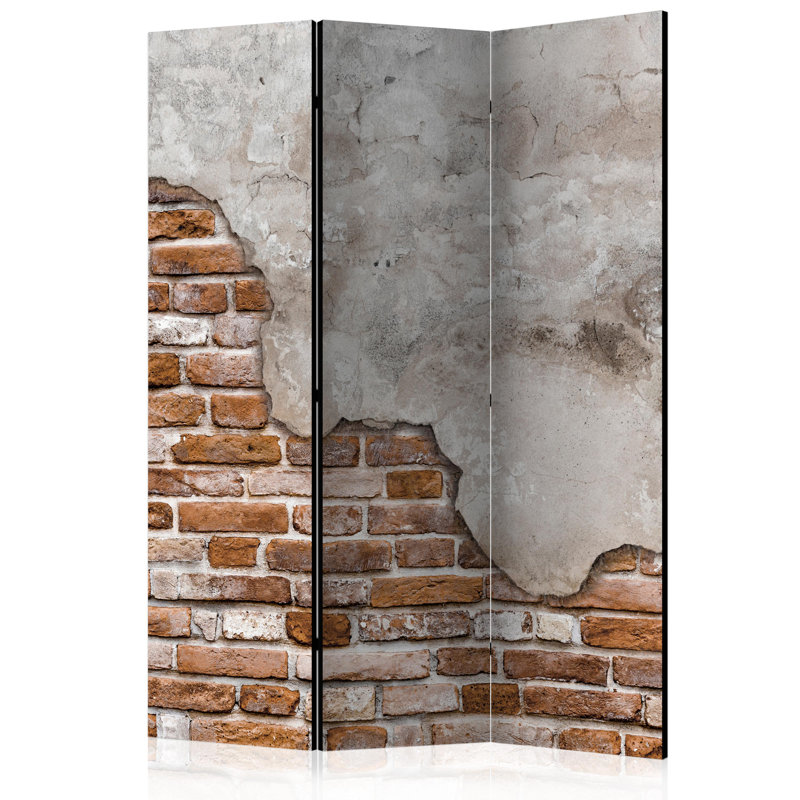 Coker 172cm H Solid Wood Folding Room Divider, 3