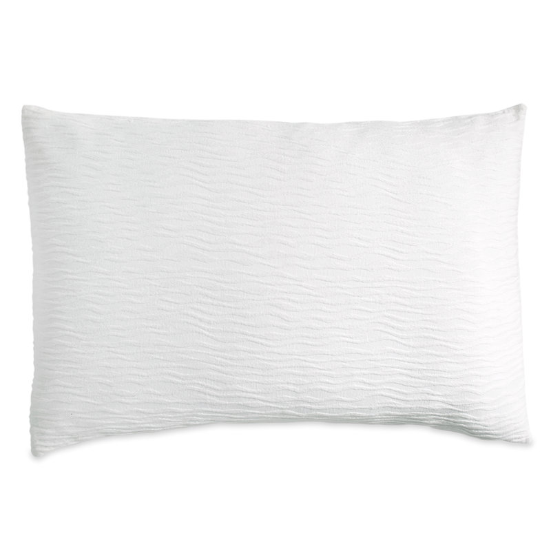 Stonewash Matelasse Coverlet Sham, Gray, Standard