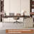 Walnut L-Shaped Manufactured Wood Executive desk with drawers desk-1877546462-1877546451