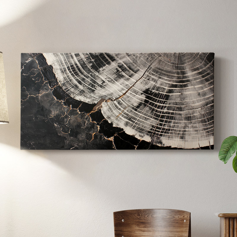 Abstract Series 3 # XVIII-Gallery, toile tendue, H 20 po x l 40 po