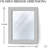 Manufactured Wood, Glass Flat Wall Mirror