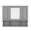 Modern Design With Mirror And Open Shelves-9611298