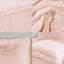 Édredon double / grand à poils longs - Revers chaud de couleur rosé comprenant 1 et 2 taies décoratives en fourrure douce