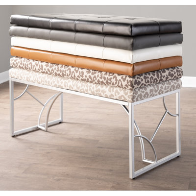 Zeveren Polyester Blend Upholstered Bench