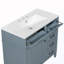Meuble-lavabo autoportant avec tiroirs et tablette-823439219