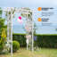 Tonnelle de mariage en vinyle 61 po x l 21,5 po-123382346