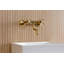 Robinet de salle de bain mural 2 trous Kingston-99099799