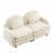 Ourson blanc et beige