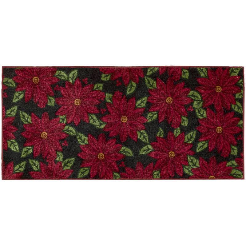 Floral Indoor Rug, Rectangle 1'10" x 3'