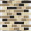 Victory Brick 12" x 12" Mosaic Linear Mosaic Wall Tile-48760793