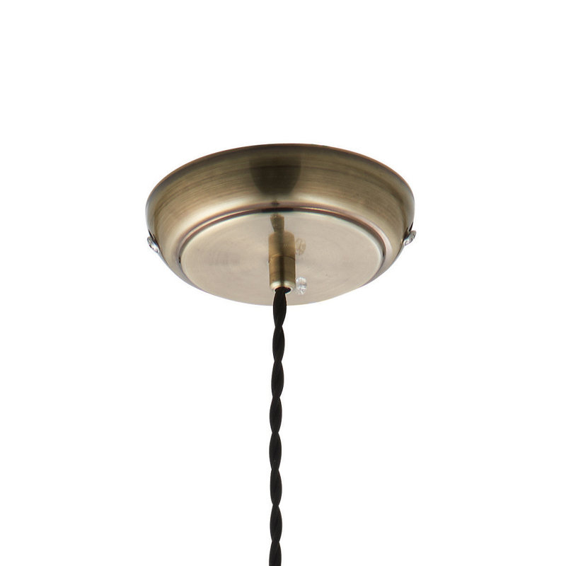1 Light Mini Lighting Component, Antique Brass Effect Plated