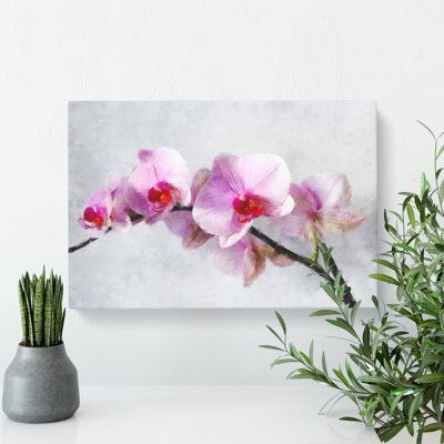 Orchid Flowers Vol.5 - Wrapped Canvas Painting