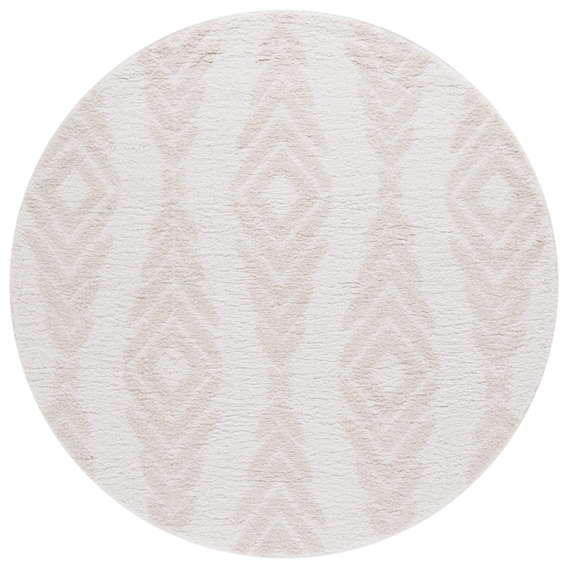 Rumi Shag Performance Geometric Rug, Square 6'7"