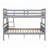 Twin Over Full Bunk Bed With Ladder And Safety Guardrail-1880154600