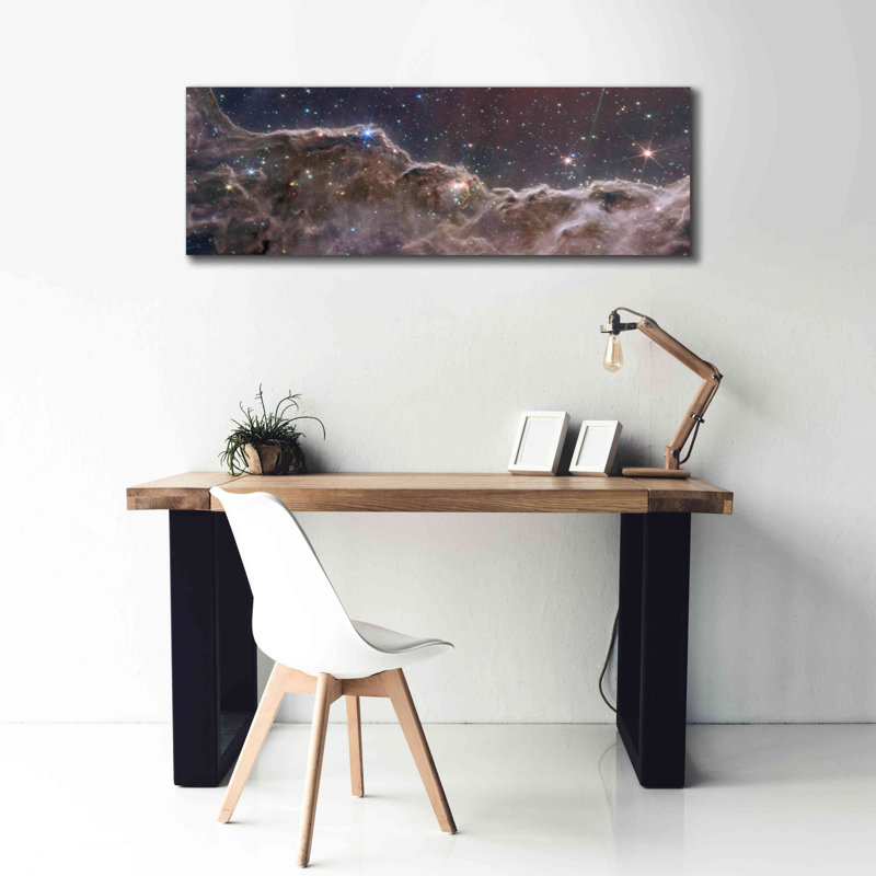 «Cosmic Cliff in the Carina Nebula» par la NASA, art mural sur toile, H 20 po x l 60 po x P 1,5 po