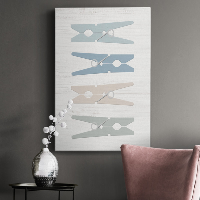 Blanchisserie - Impression sur toile tendue, H 36 po x l 24 po x P 1 po
