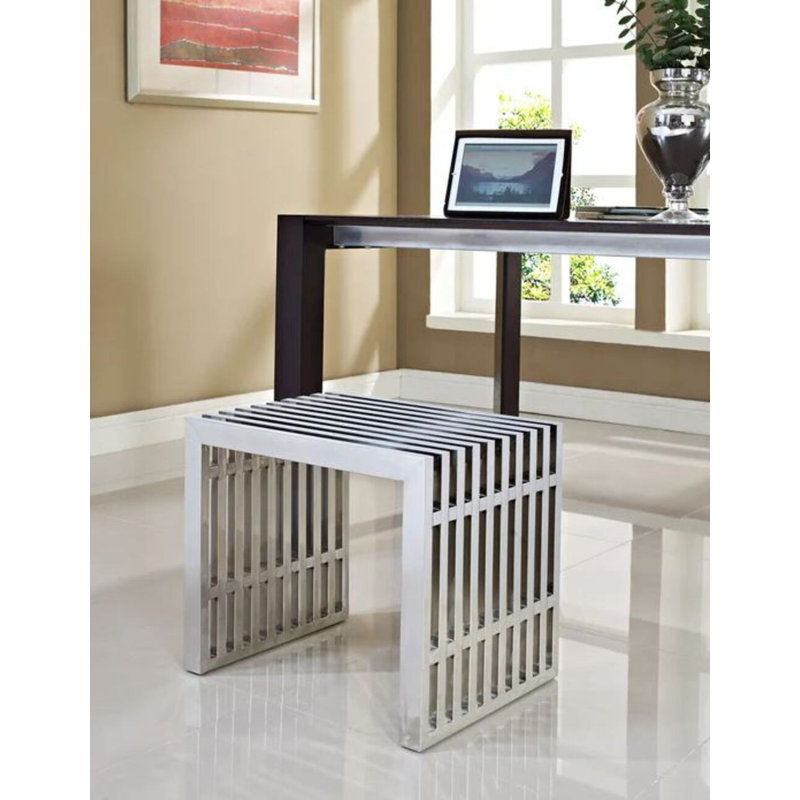 Banc en acier inoxydable Trino