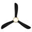 Corona 3 - Blade Outdoor/Indoor Smart Flush Mount Ceiling Fan with Remote Control and Dimmable LED Light Kit Included -90284717-66343248