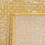 Tapis intérieur / extérieur jaune en polypropylène tissé à la machine 9 pi 10 po x 13 pi Broux-1349847747