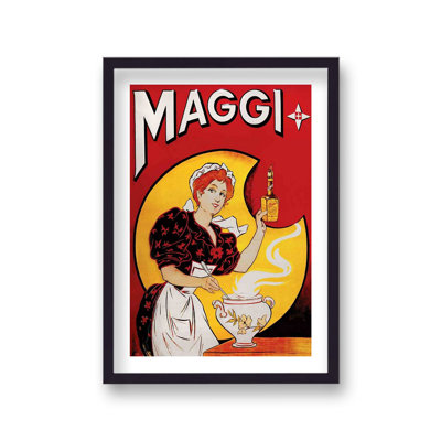 Vintage Maggi Condiment by Vouvart - Single Picture Frame Print