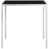 Silver/Black Glass Top