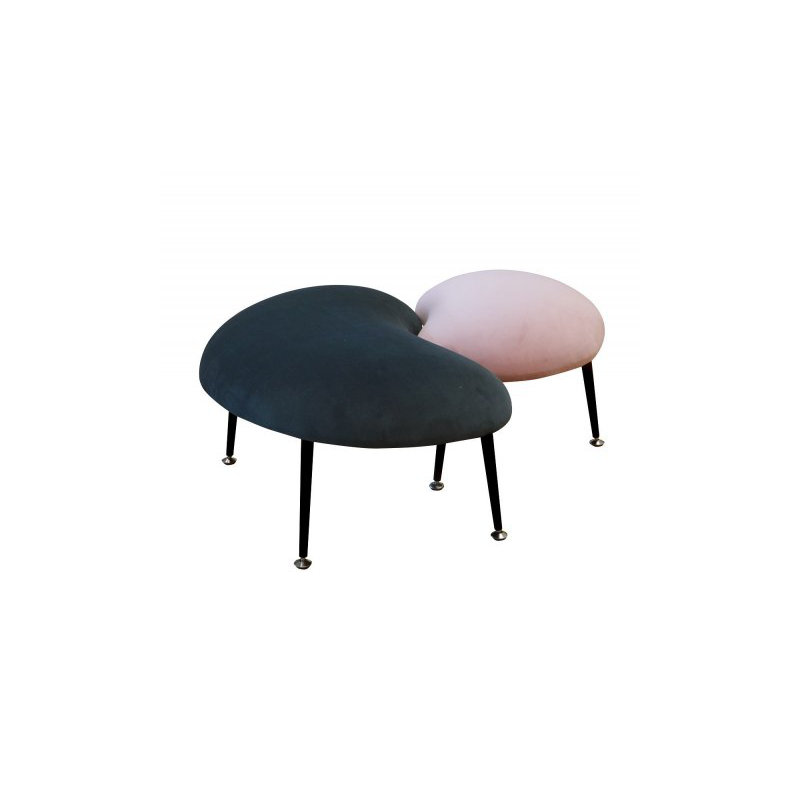 Plum Solid Colour Standard Ottoman