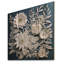 Bouquet de fleurs blanches et bleues élégance sur bois-138852207