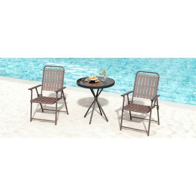 Ensemble de mobilier d'extérieur 3 pièces