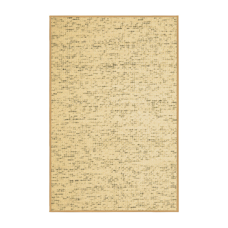 Tapis en laine / polyester tissé à la machine de couleur unie Dominigue, Tapis de couloir 2 pi x 5 pi
