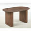 Table de bureau, extensible et pouvant servir de table de salle à manger pour 4 à 6 personnes.