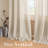 Linen Blended Textured Semi-Sheer Grommet Curtains - 37"/52" Widths Semi-Private & Light-Filtering Linen-Style Panels for Bedroom -299404345-299404347